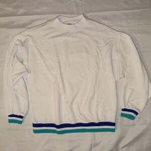 DSG‎ White Retro Mock Neck Pullover Girls Size XL NWOT